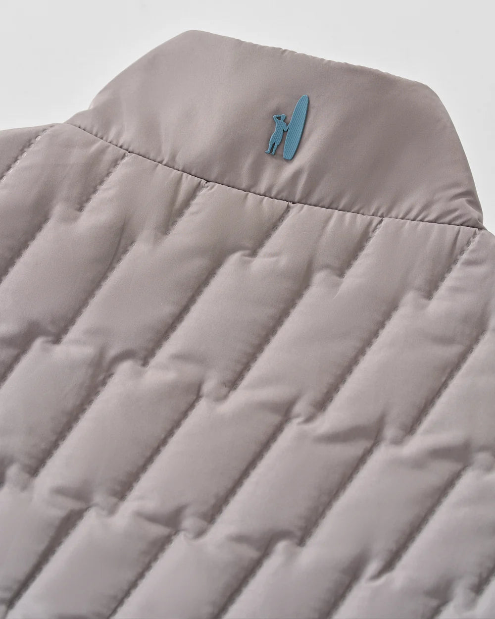 Johnnie-O Belfry Quilted Puffer Vest: Magnesium