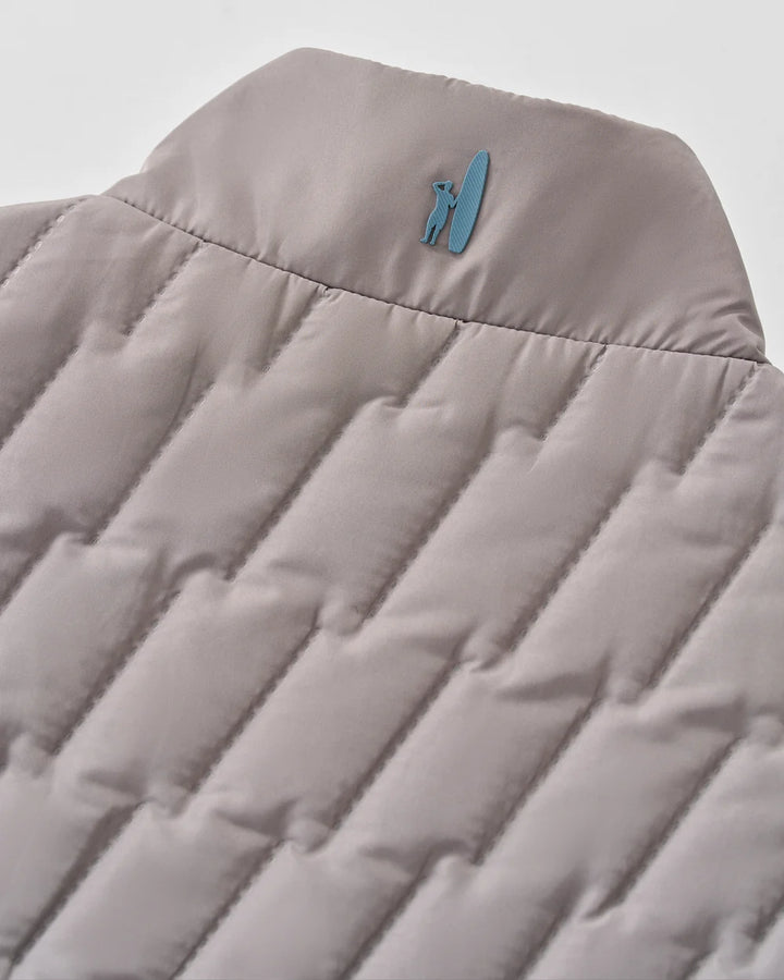 Johnnie-O Belfry Quilted Puffer Vest: Magnesium