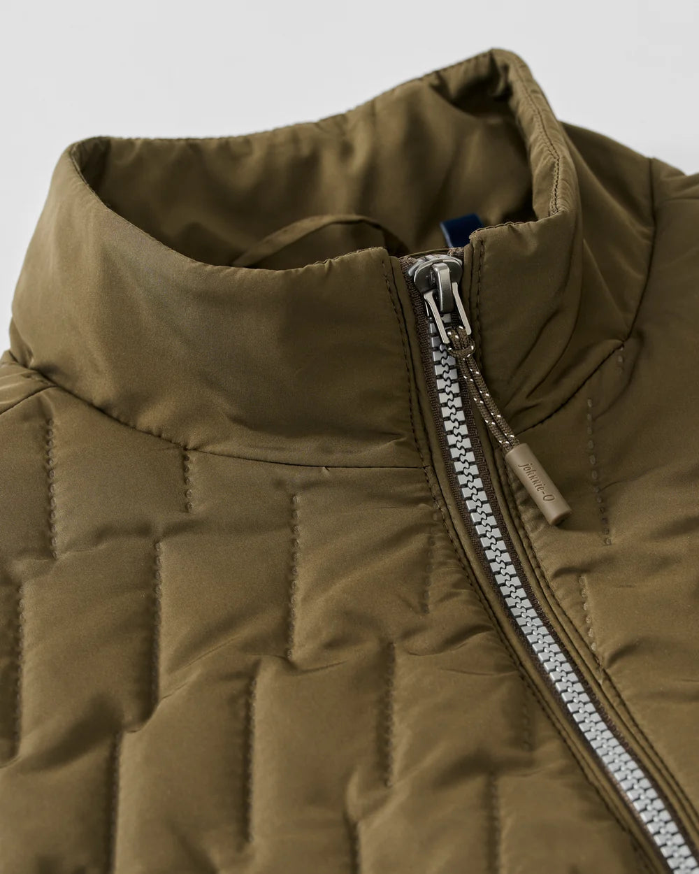 Johnnie-O Belfry Quilted Puffer Vest: Mangrove