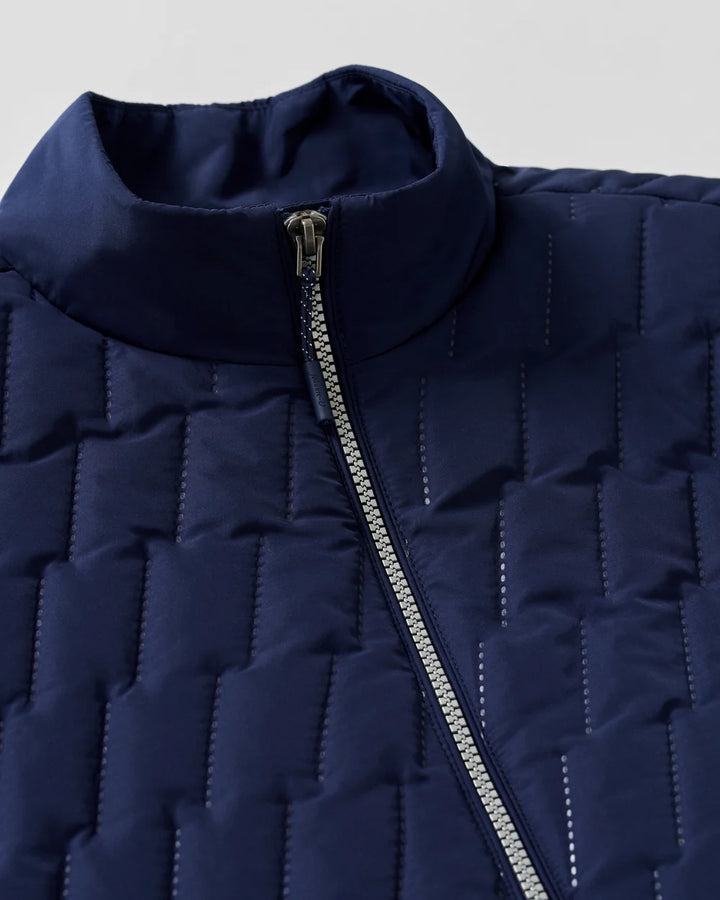 Johnnie-O Belfry Quilted Puffer Vest: Navy