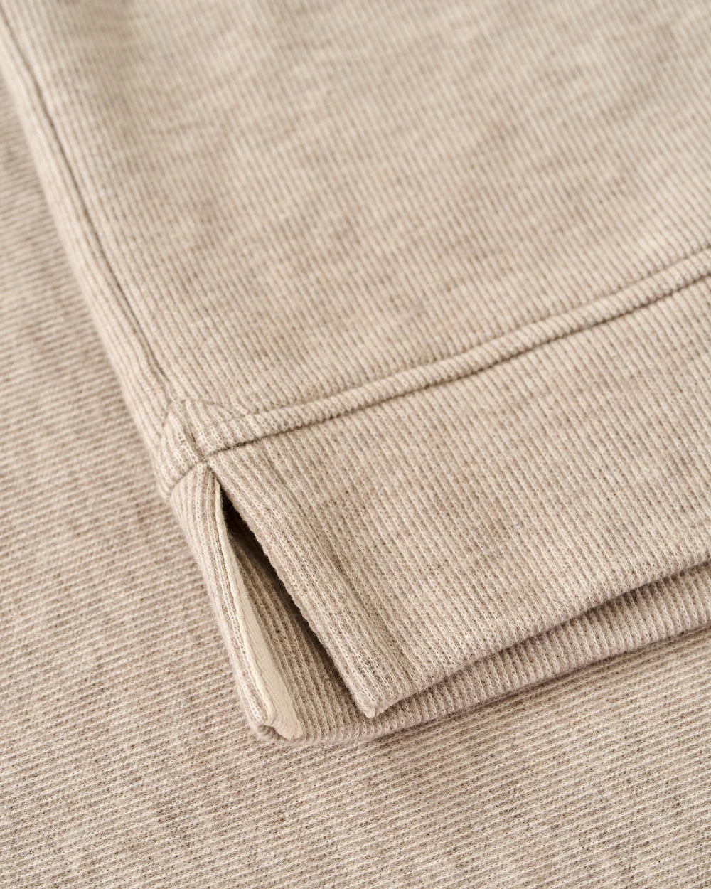 Johnnie-O Button Henley Hoodie: Cream