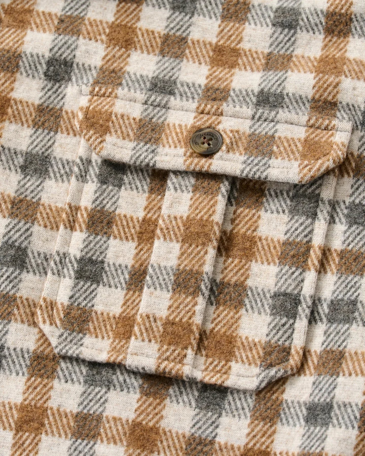 Johnnie-O Lodge Shirt - Cabin Check: Cream
