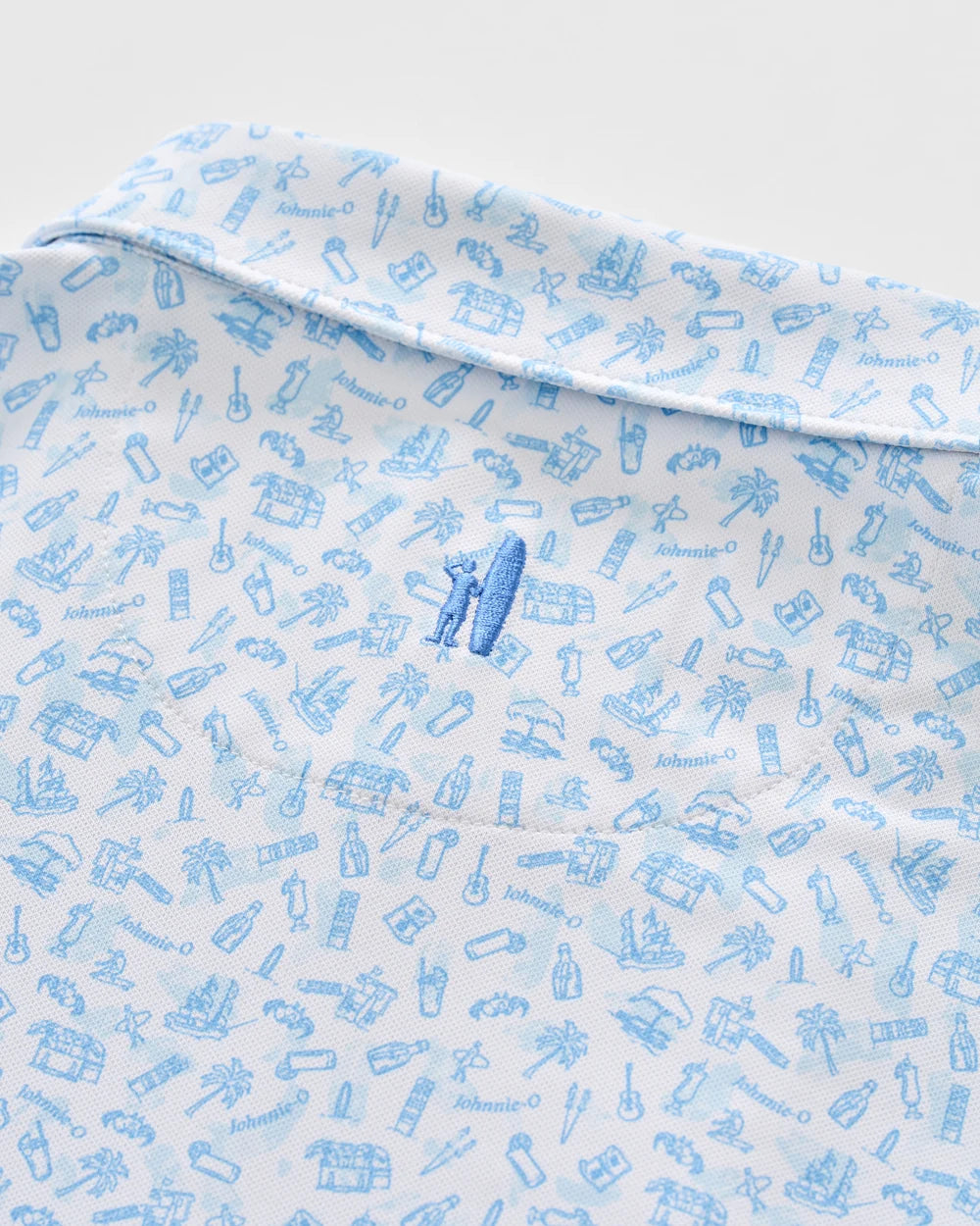 Johnnie-O Performance Mesh Polo: Cabo Breaks