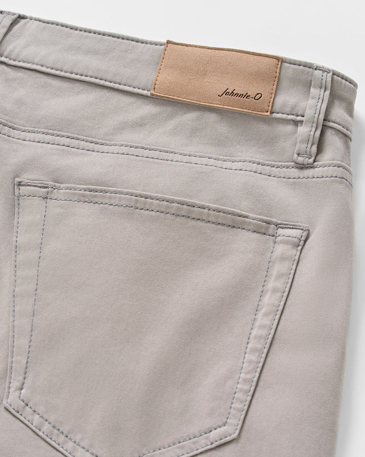 Johnnie-O Carmel Sateen 5-Pocket Pant: Thunder