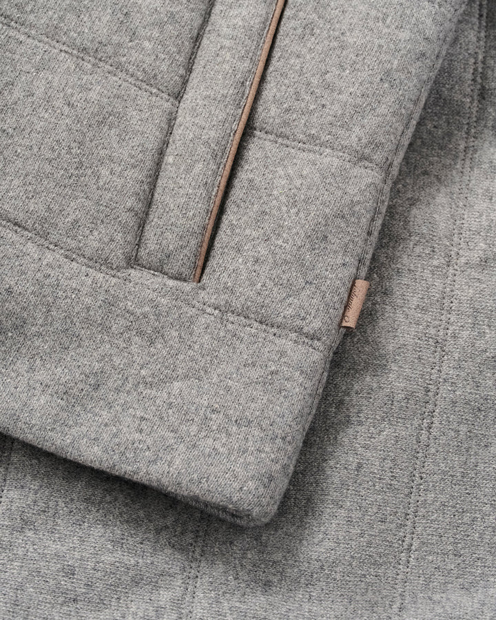Johnnie-O Top Shelf Cashmere Zip Vest: Gray
