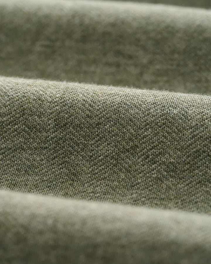 Johnnie-O Cotton Blend Herringbone Henley: Sequoia