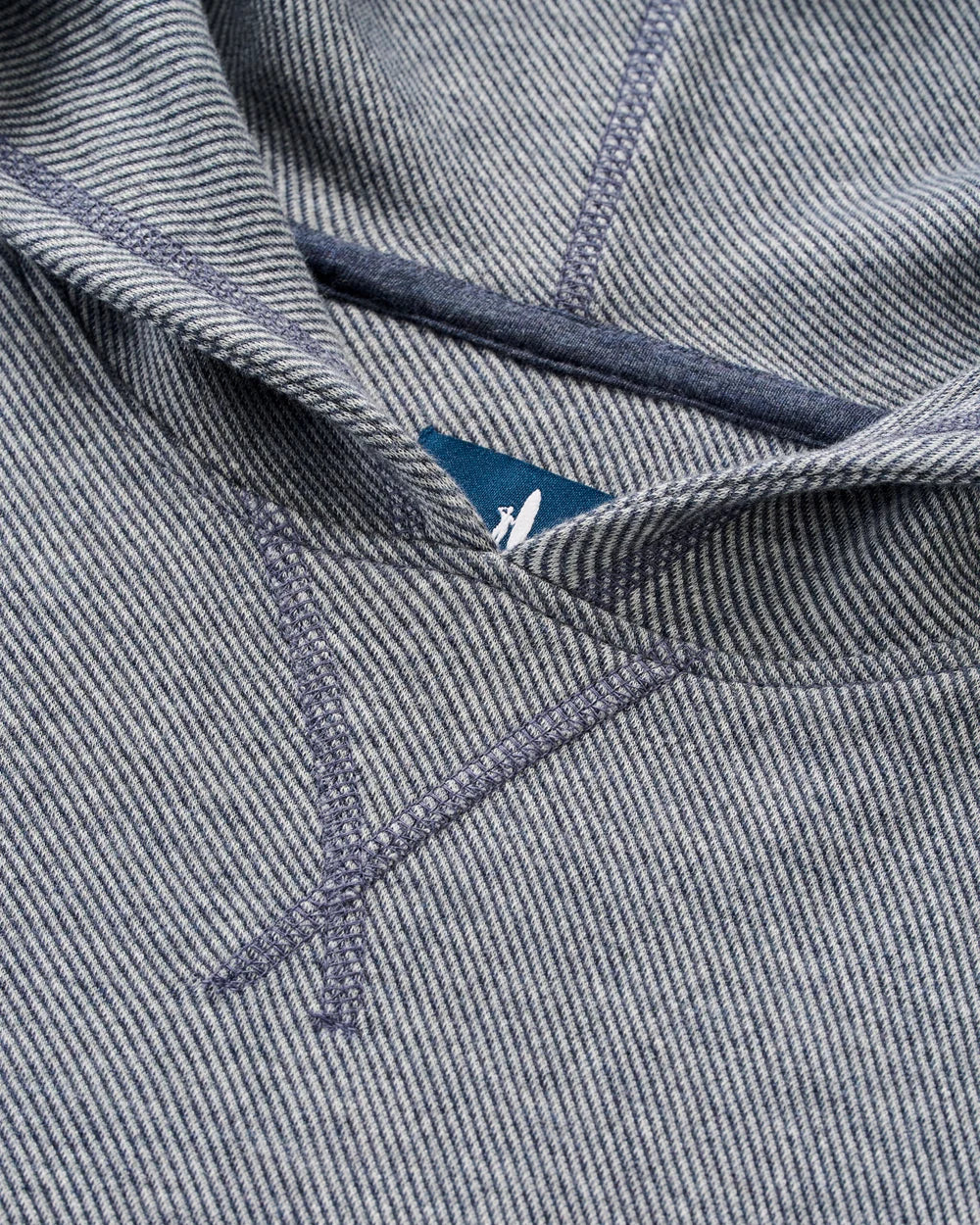 Johnnie-O Cotton Blend Hoodie: Navy