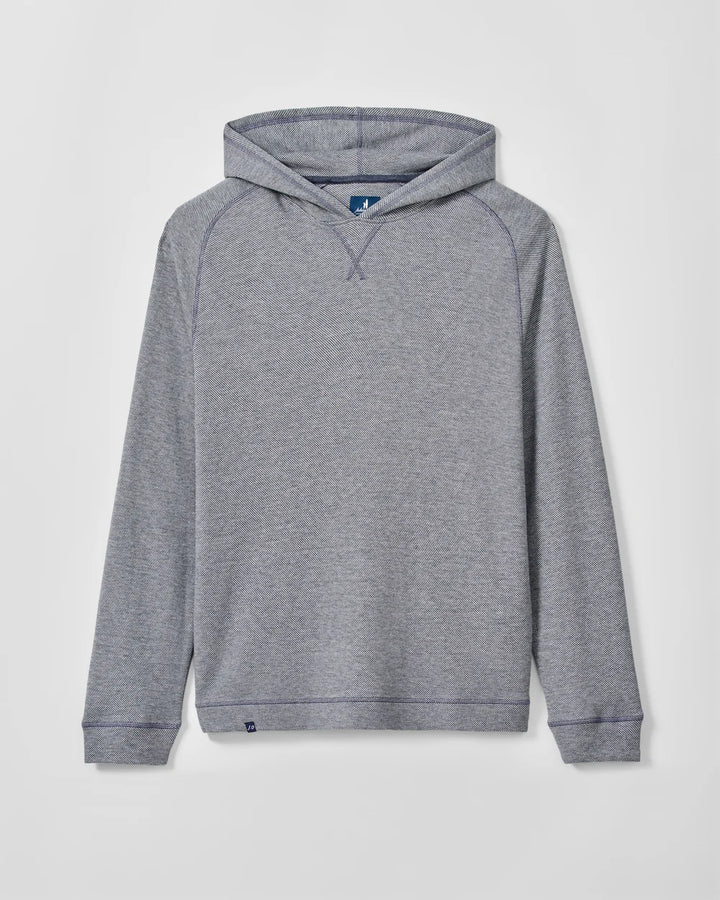 Johnnie-O Cotton Blend Hoodie: Navy