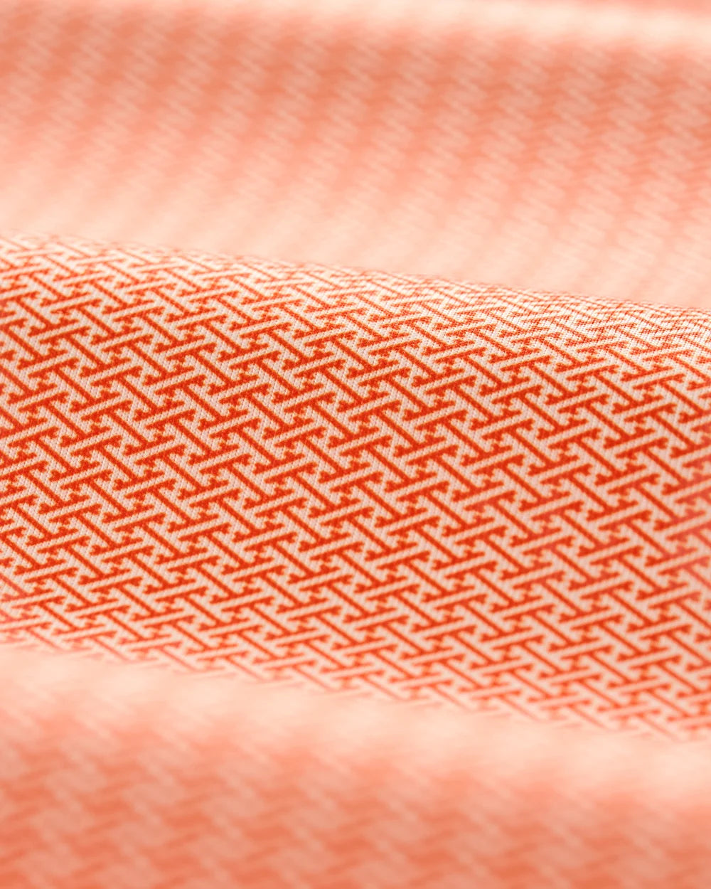 Clemson University Crosslink Printed Performance Jersey Polo: Orange