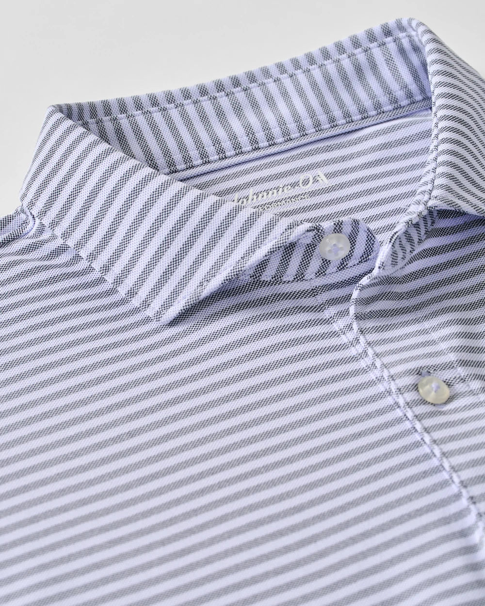 Johnnie-O Performance Mesh Polo - Cruz Stripe: Navy Viola
