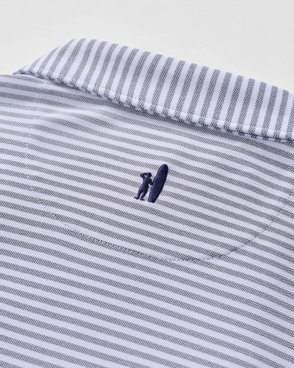 Johnnie-O Performance Mesh Polo - Cruz Stripe: Navy Viola