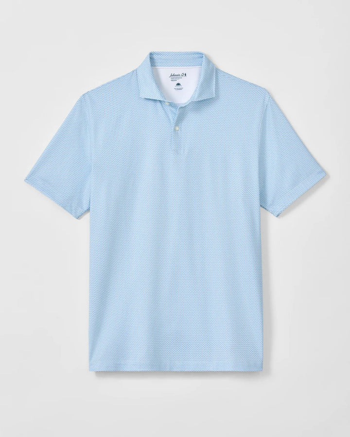 Johnnie-O Performance Jersey Polo - Darts: Cabana Blue