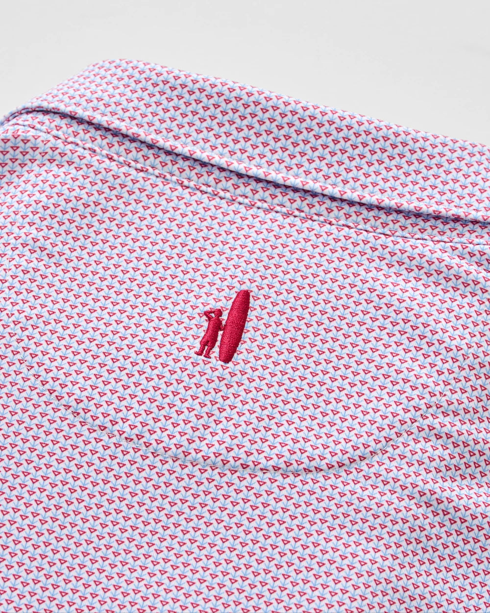 Johnnie-O Performance Jersey Polo: Darts: Racing Red
