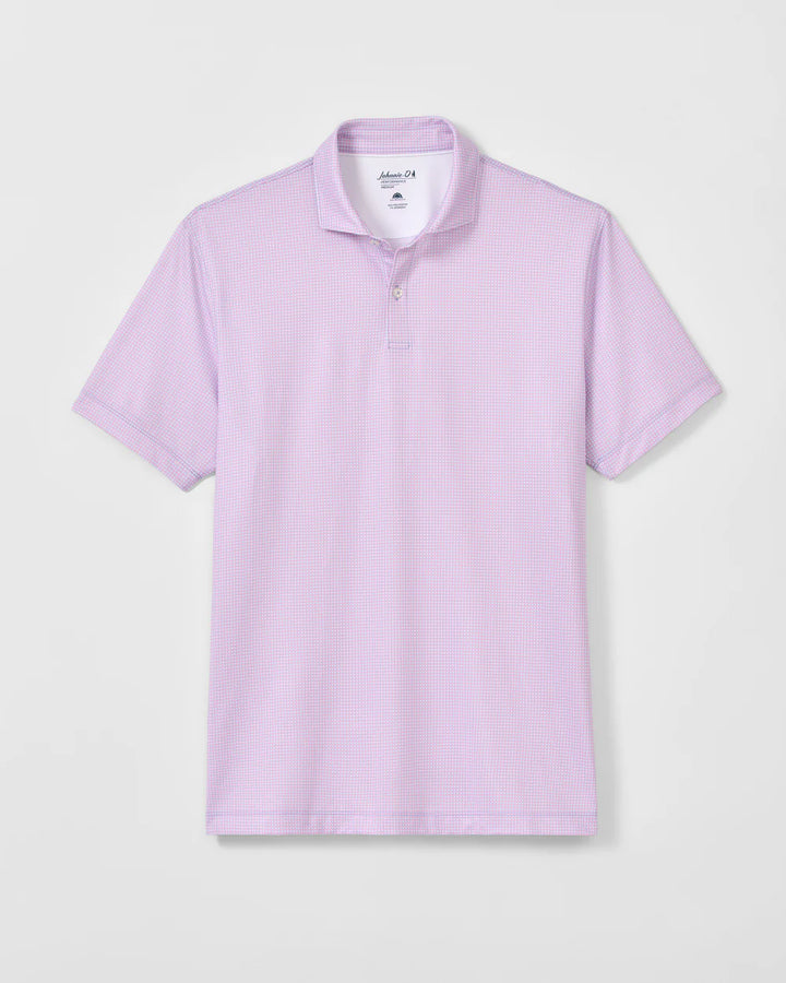Johnnie-O Performance Jersey Polo - Dot Neat: Palm Beach