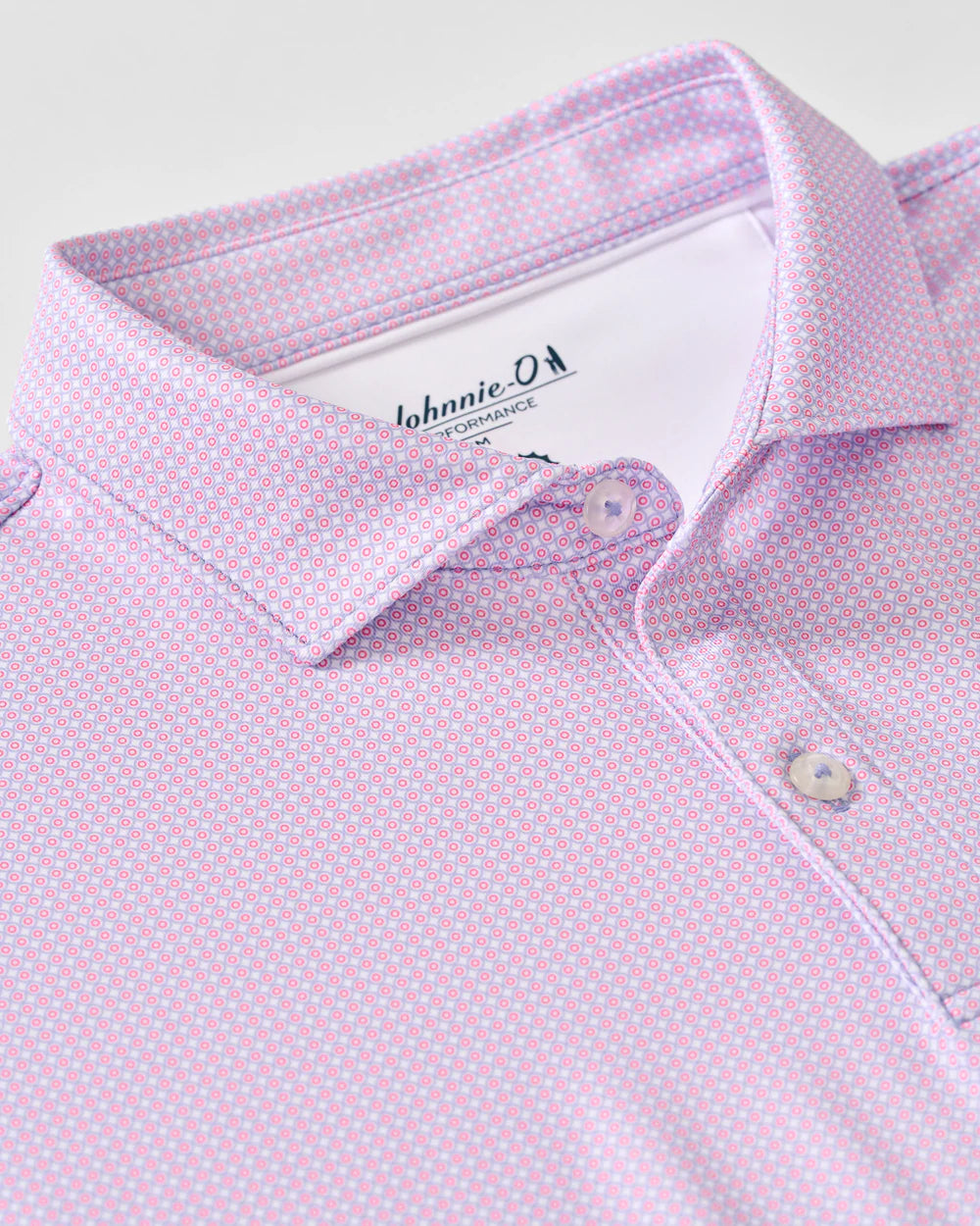 Johnnie-O Performance Jersey Polo - Dot Neat: Palm Beach
