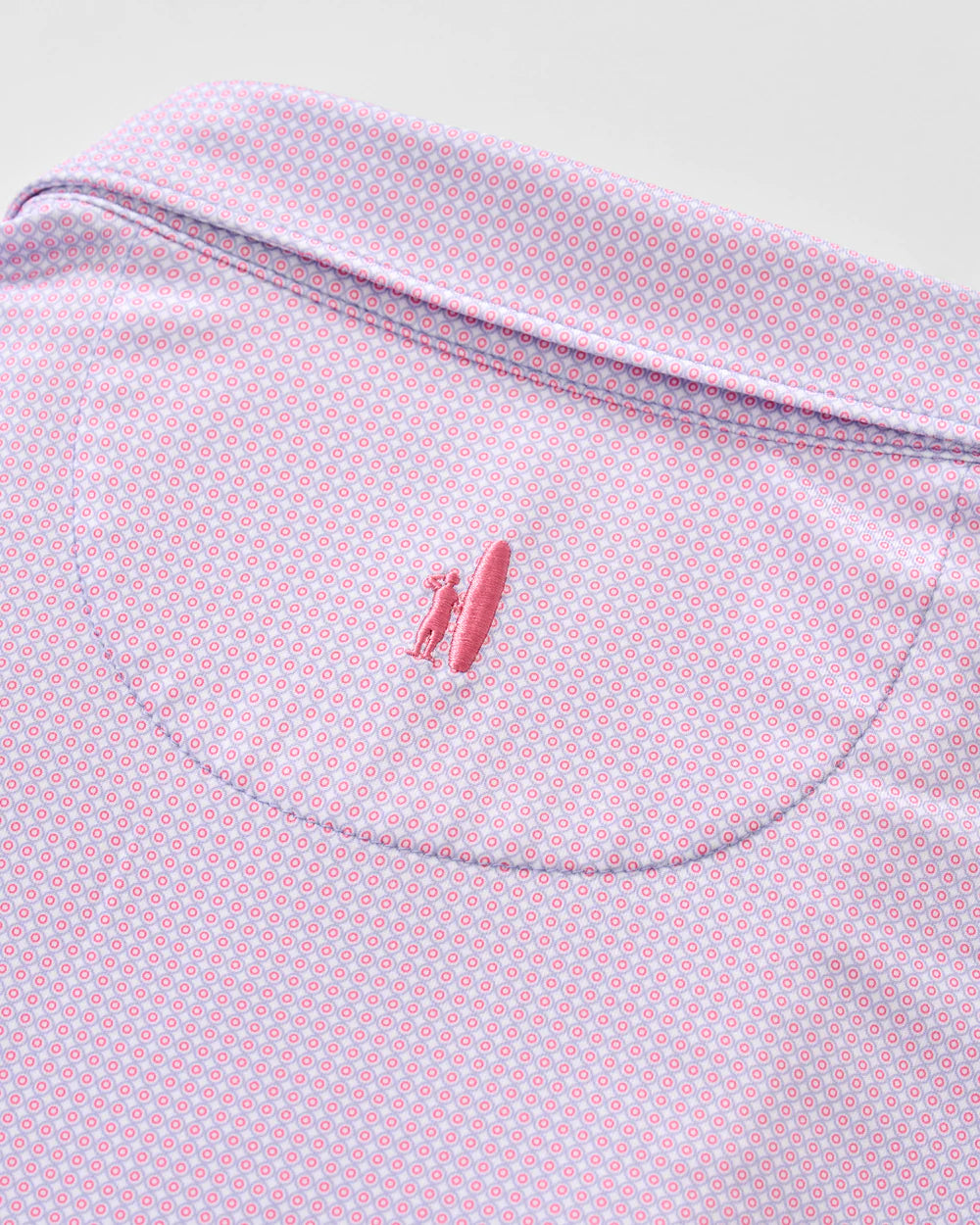 Johnnie-O Performance Jersey Polo - Dot Neat: Palm Beach