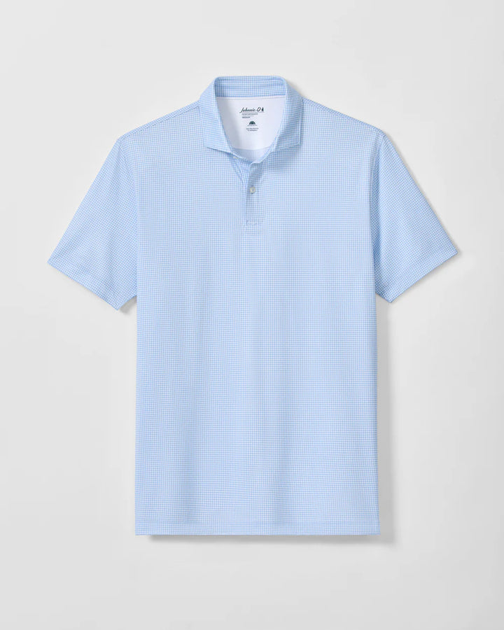 Johnnie-O Performance Jersey Polo - Dot Neat: Sailor