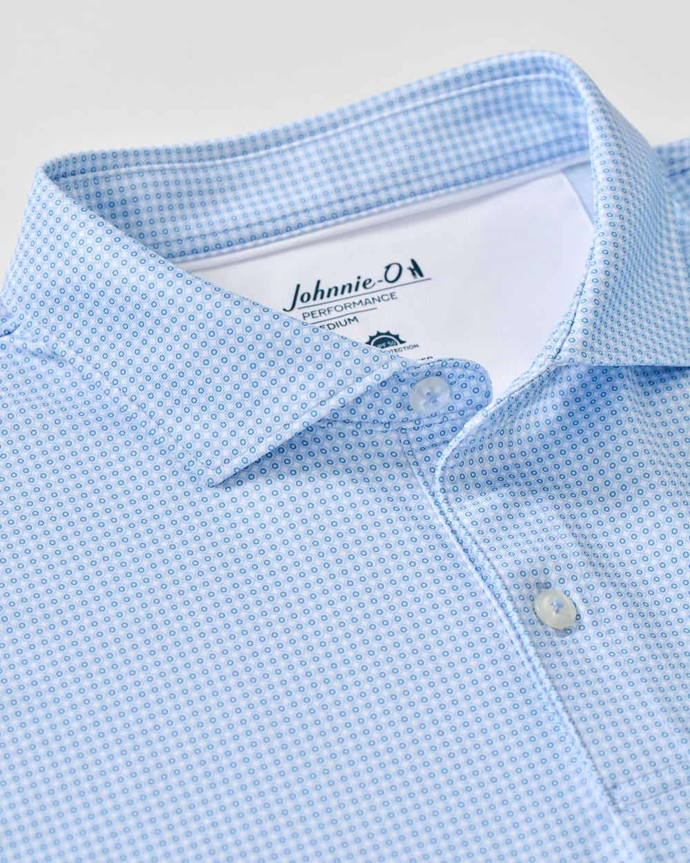 Johnnie-O Performance Jersey Polo - Dot Neat: Sailor