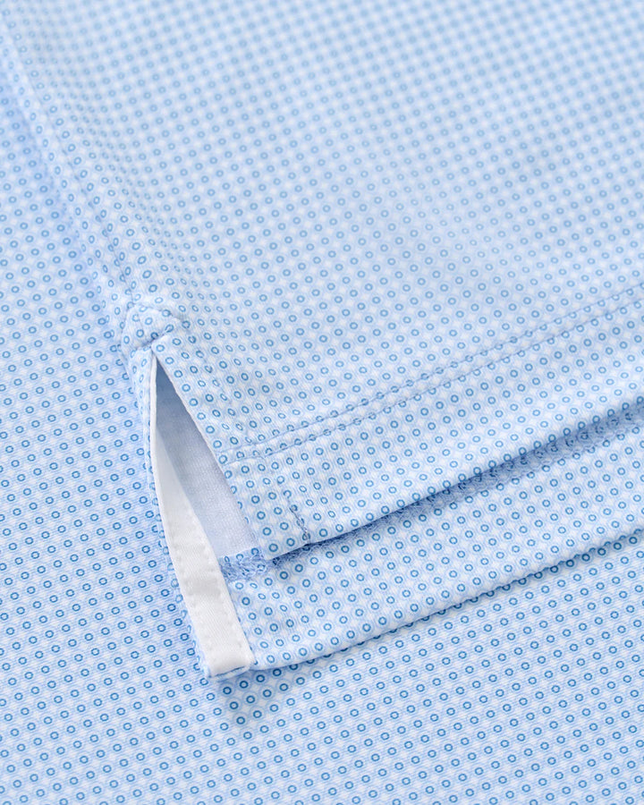 Johnnie-O Performance Jersey Polo - Dot Neat: Sailor
