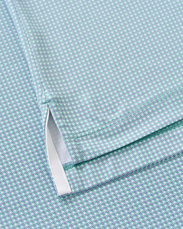 Johnnie-O Performance Jersey Polo - Dot Neat: Sublime