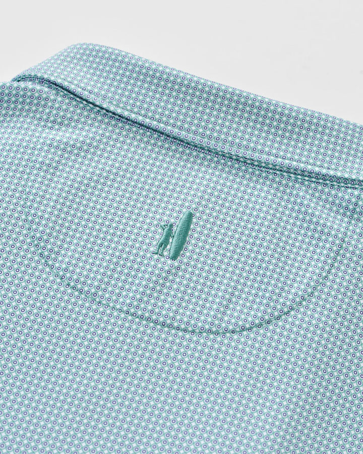 Johnnie-O Performance Jersey Polo - Dot Neat: Sublime