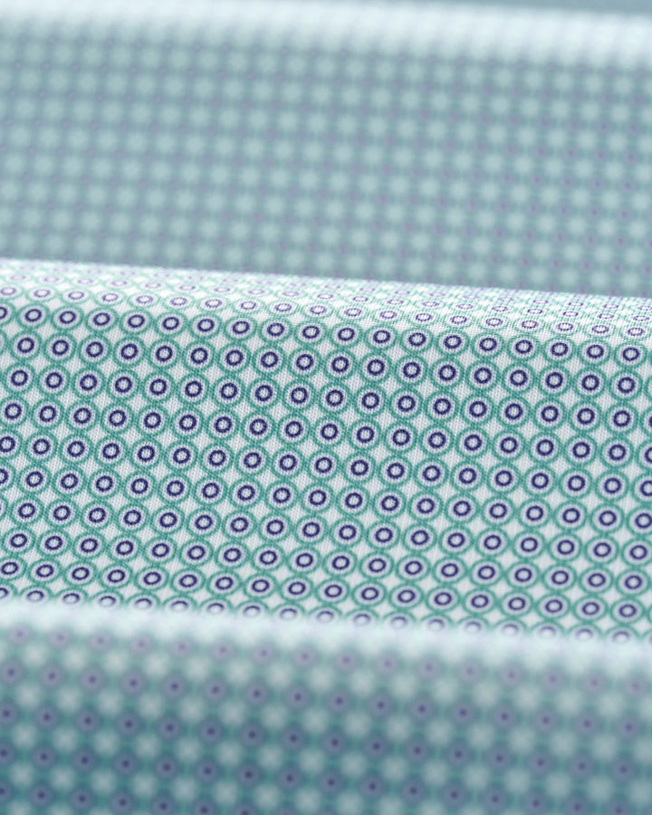 Johnnie-O Performance Jersey Polo - Dot Neat: Sublime