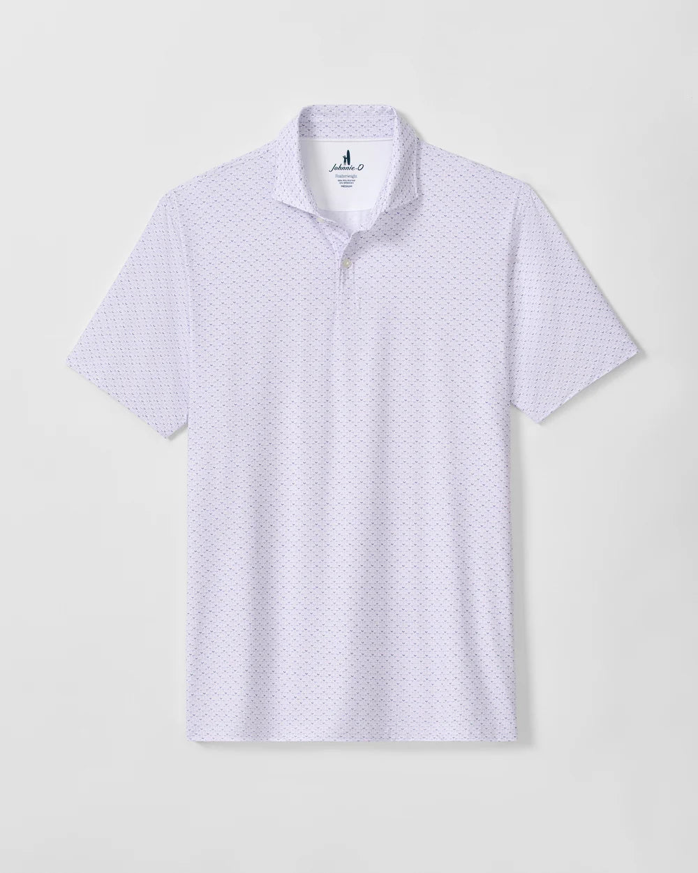 Johnnie-O Performance Jersey Polo: Fall Flower: Viola