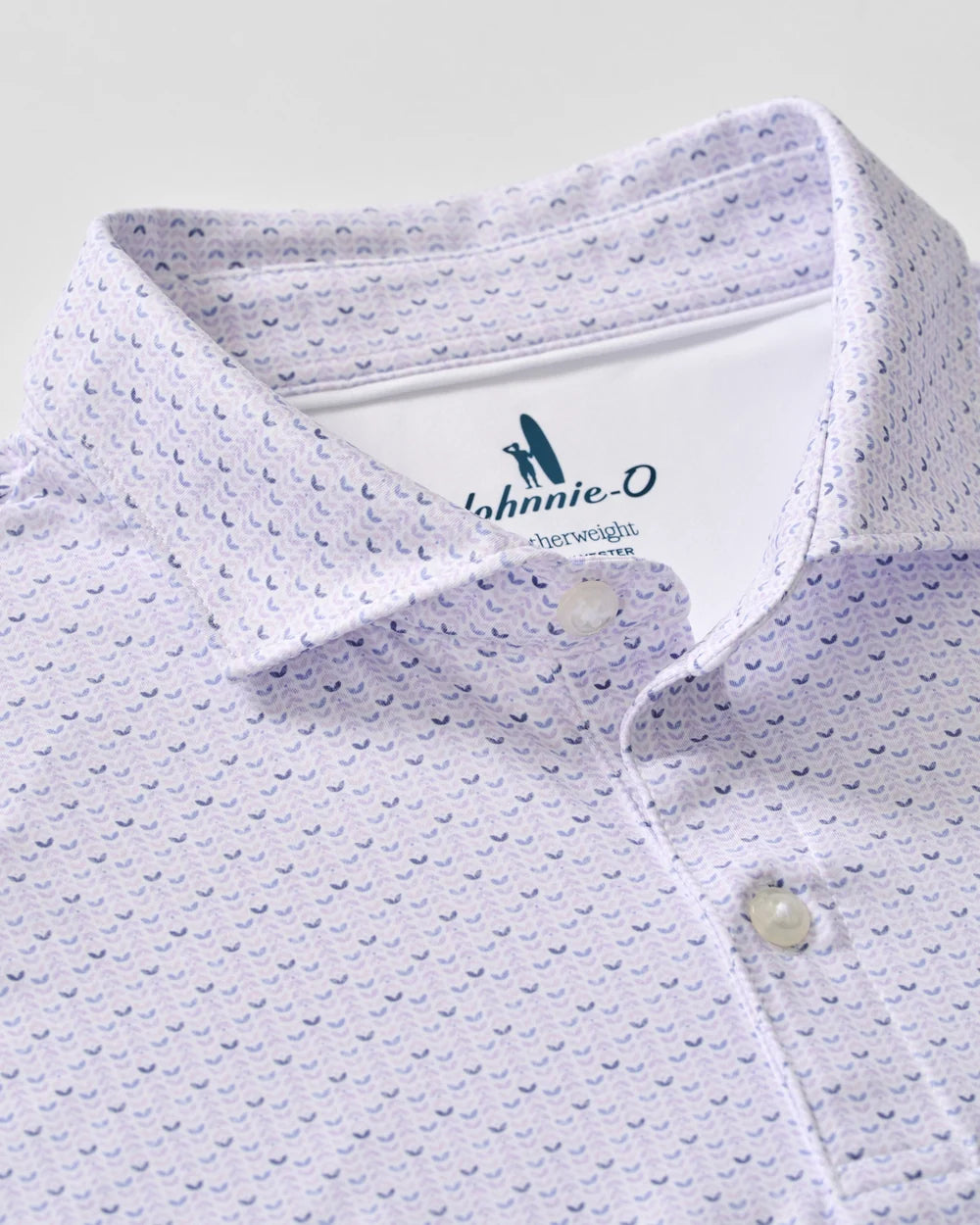 Johnnie-O Performance Jersey Polo: Fall Flower: Viola