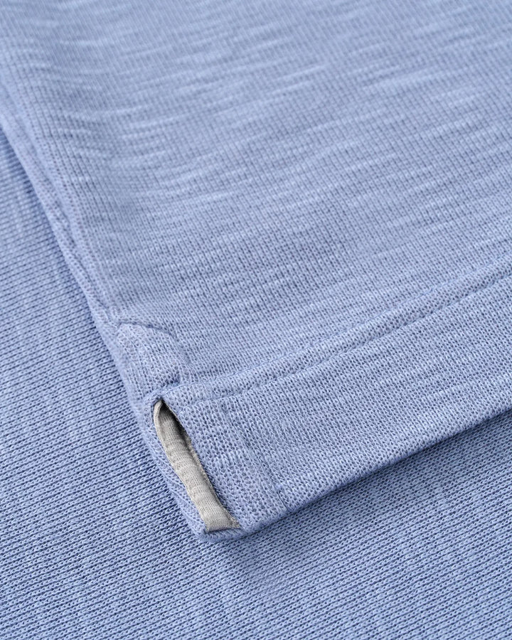 Johnnie-O Flame Stitch 1/4 Zip Pullover: Cloudburst