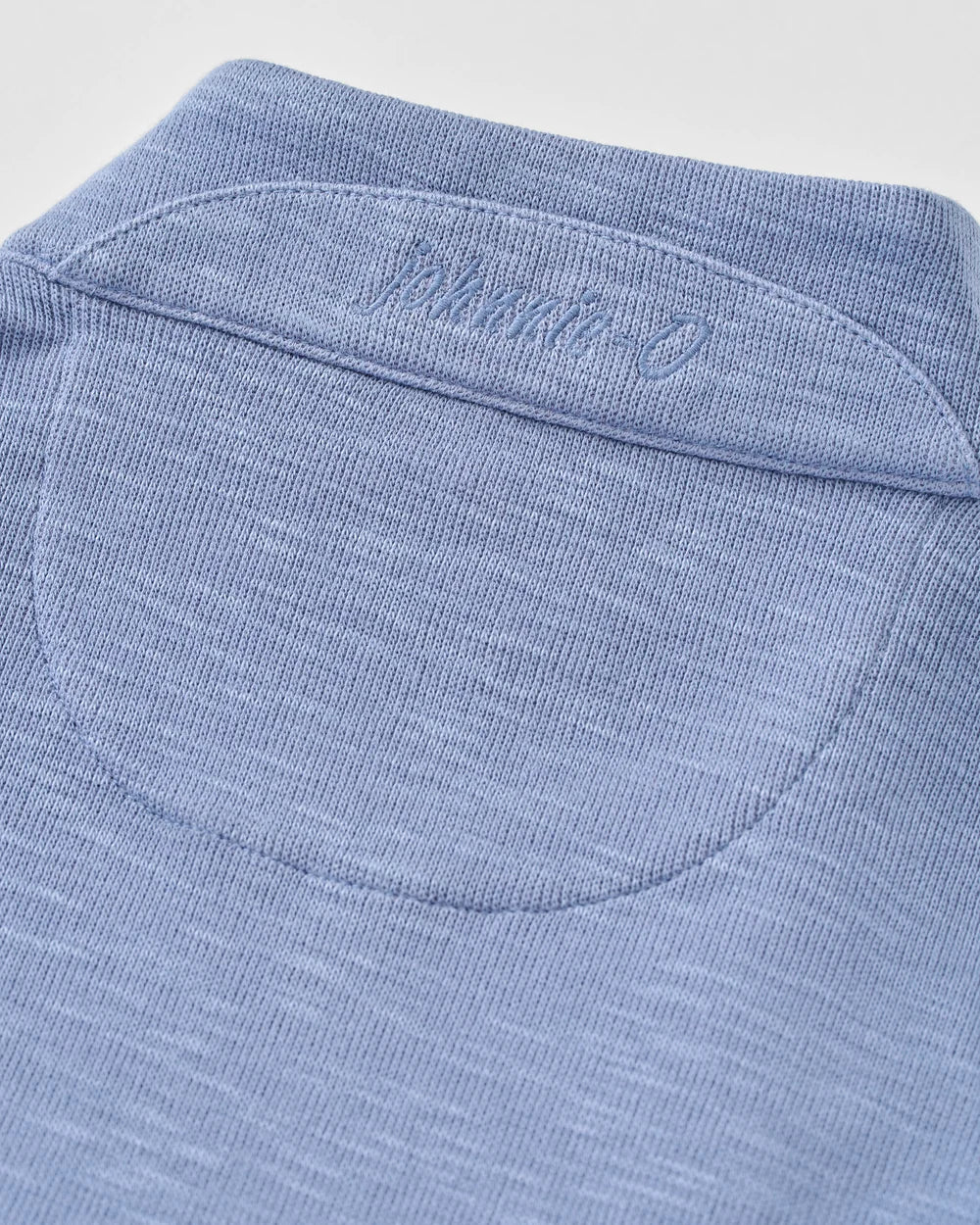 Johnnie-O Flame Stitch 1/4 Zip Pullover: Cloudburst