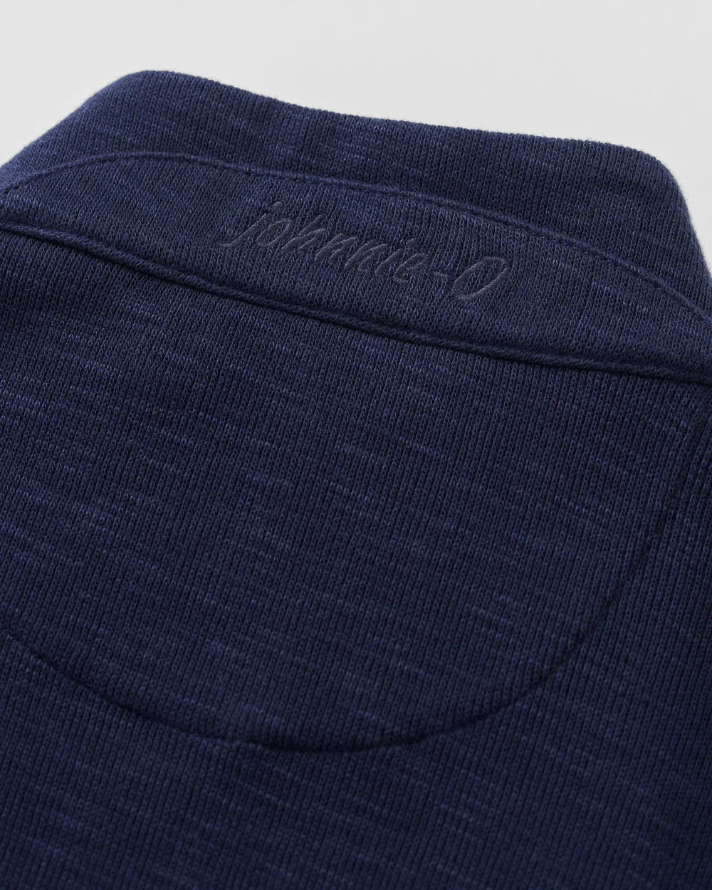 Johnnie-O Flame Stitch 1/4 Zip Pullover: Navy