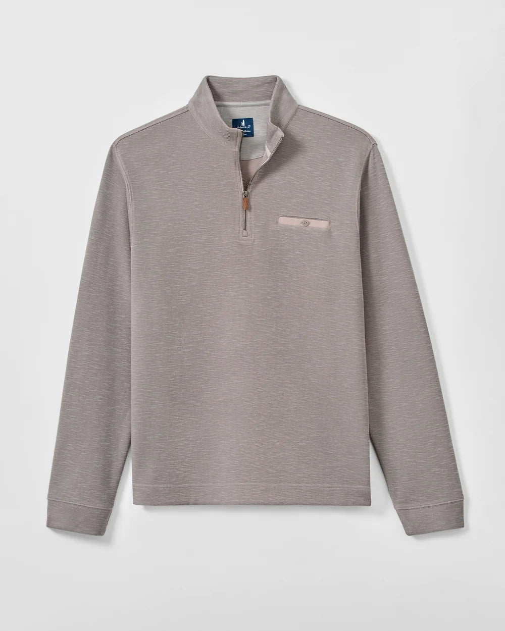 Johnnie-O Flame Stitch 1/4 Zip Pullover: Thunder
