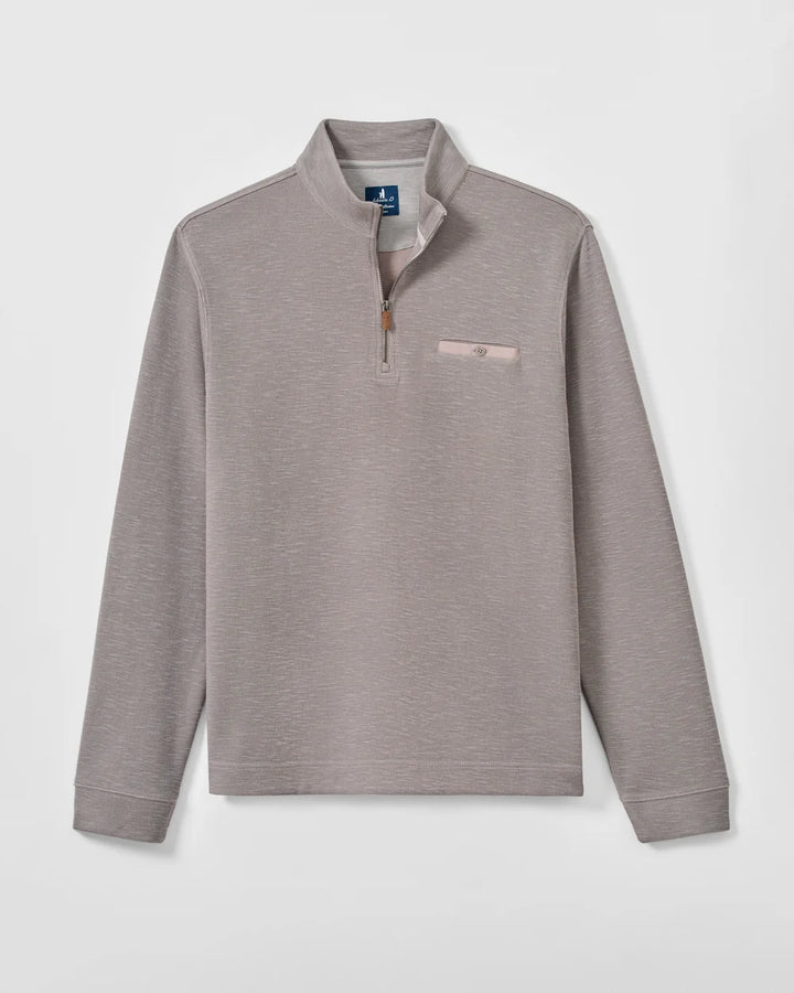 Johnnie-O Flame Stitch 1/4 Zip Pullover: Thunder