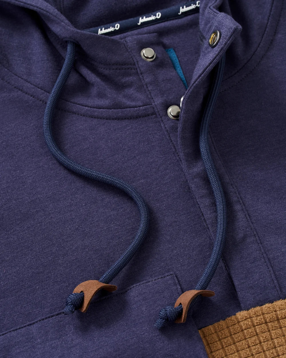 Johnnie-O Fleece Tech Hoodie: Navy