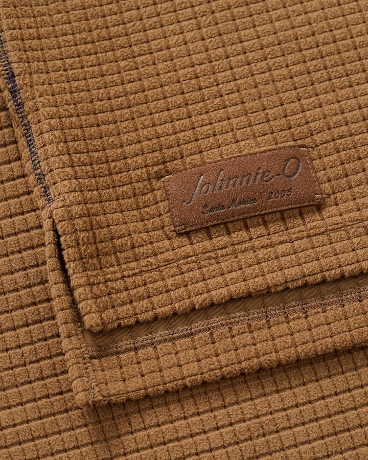 Johnnie-O Fleece Tech Hoodie: Navy