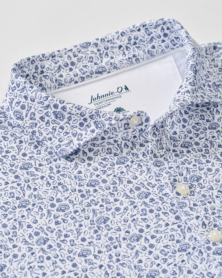 Johnnie-O Performance Jersey Polo - Gridiron: Midnight Navy