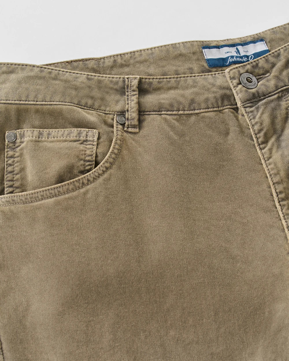 Johnnie-O Hampton Garment-Dyed Corduroy Pant: Fawn