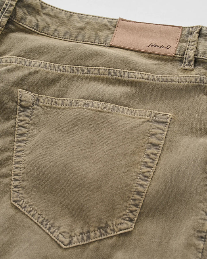 Johnnie-O Hampton Garment-Dyed Corduroy Pant: Fawn