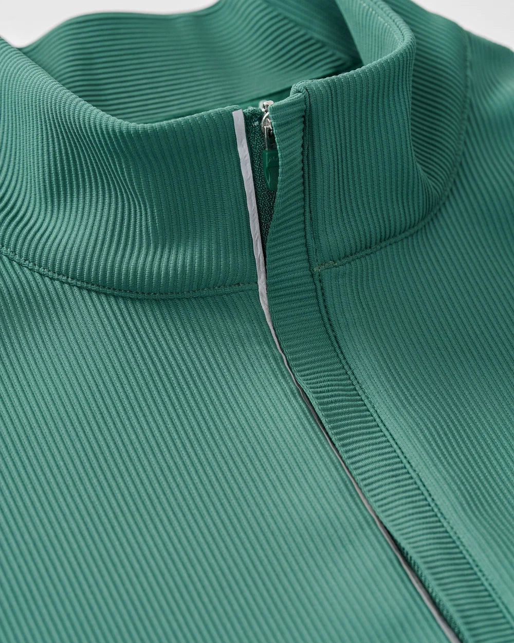 Johnnie-O Hoppin Ribbed Knit Performance 1/4-Zip Pullover: Zest