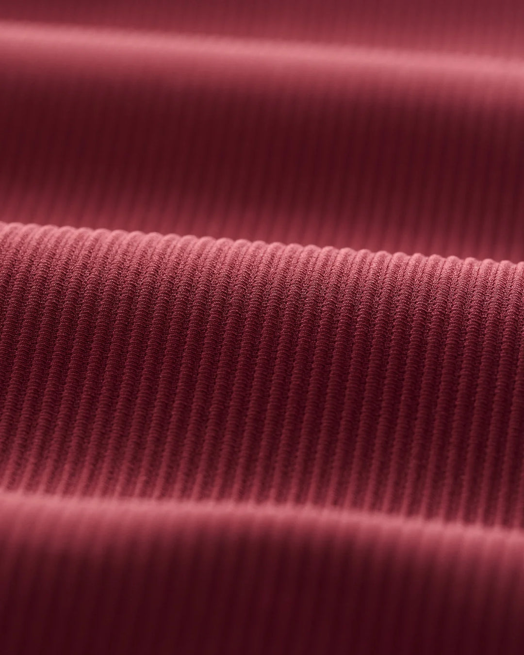 Johnnie-O Hoppin Ribbed Knit Performance Hoodie: Maroon