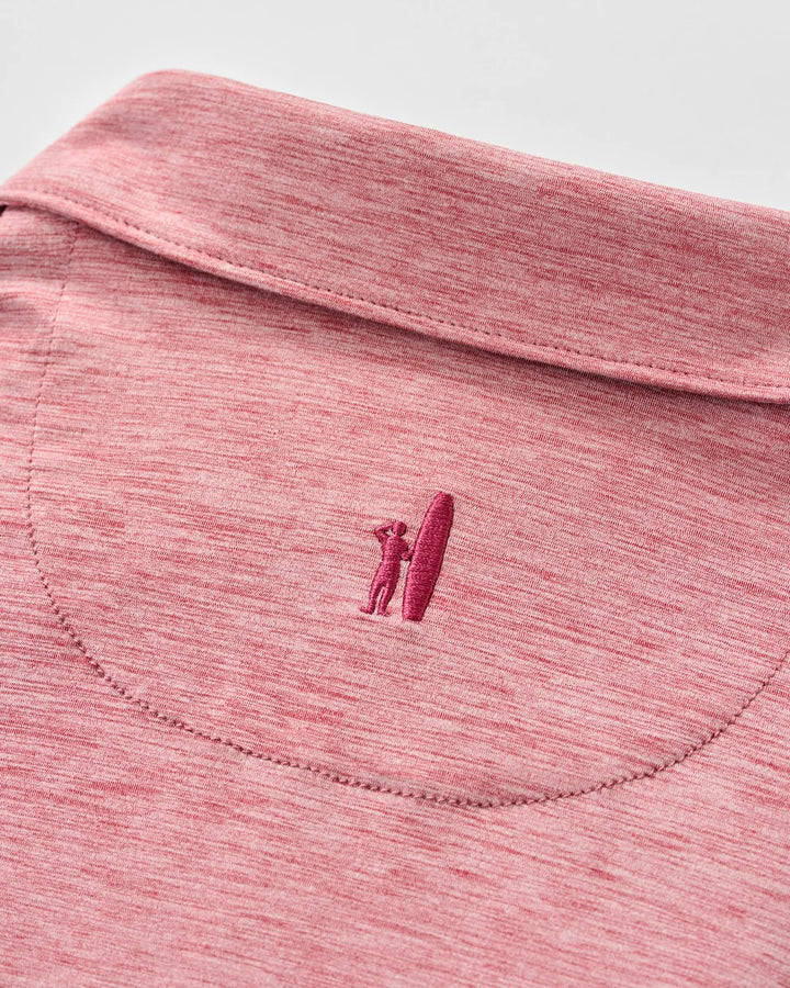 Johnnie-O Featherweight Huronn Polo: Racing Red