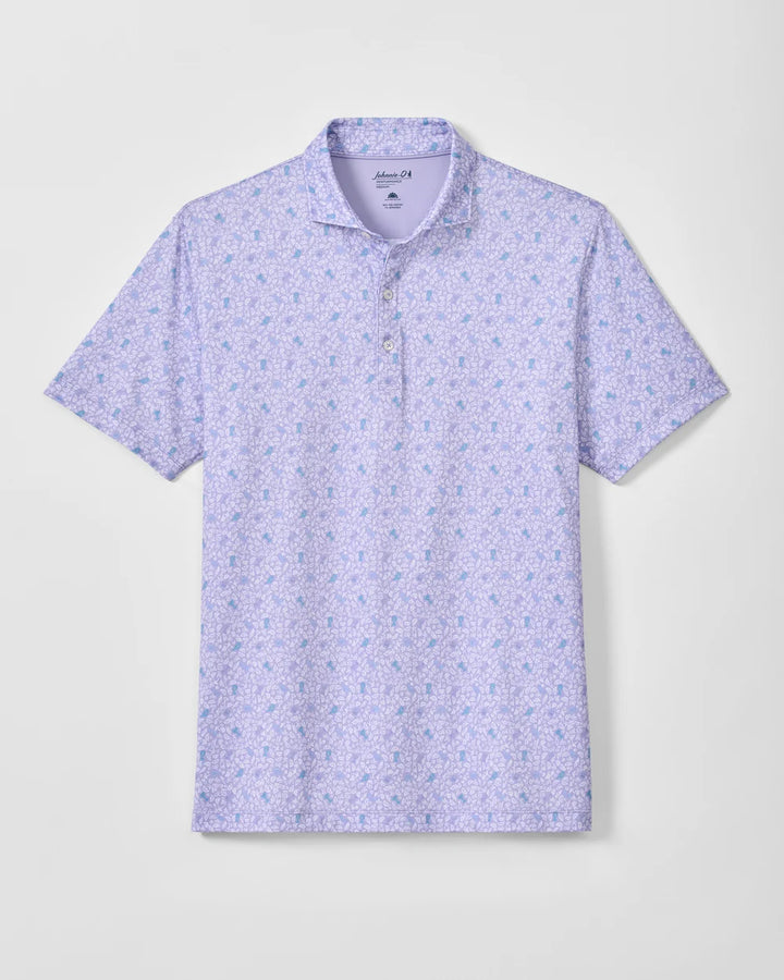 Johnnie-O Performance Jersey Polo - Island Cocktail: Viola