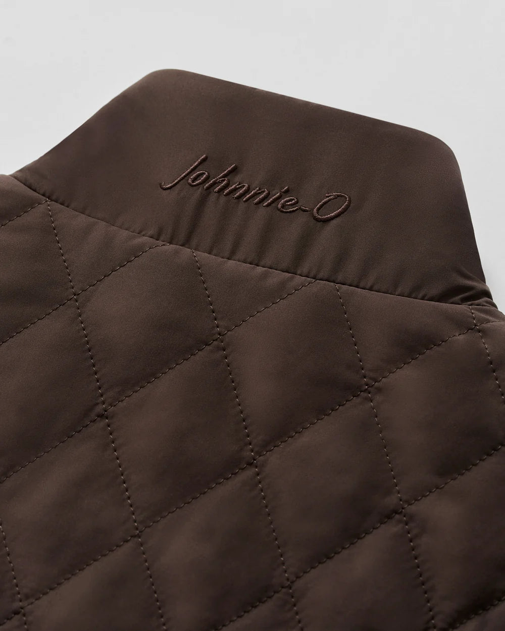 Johnnie-O Juno Quilted Snap Jacket: Cocoa