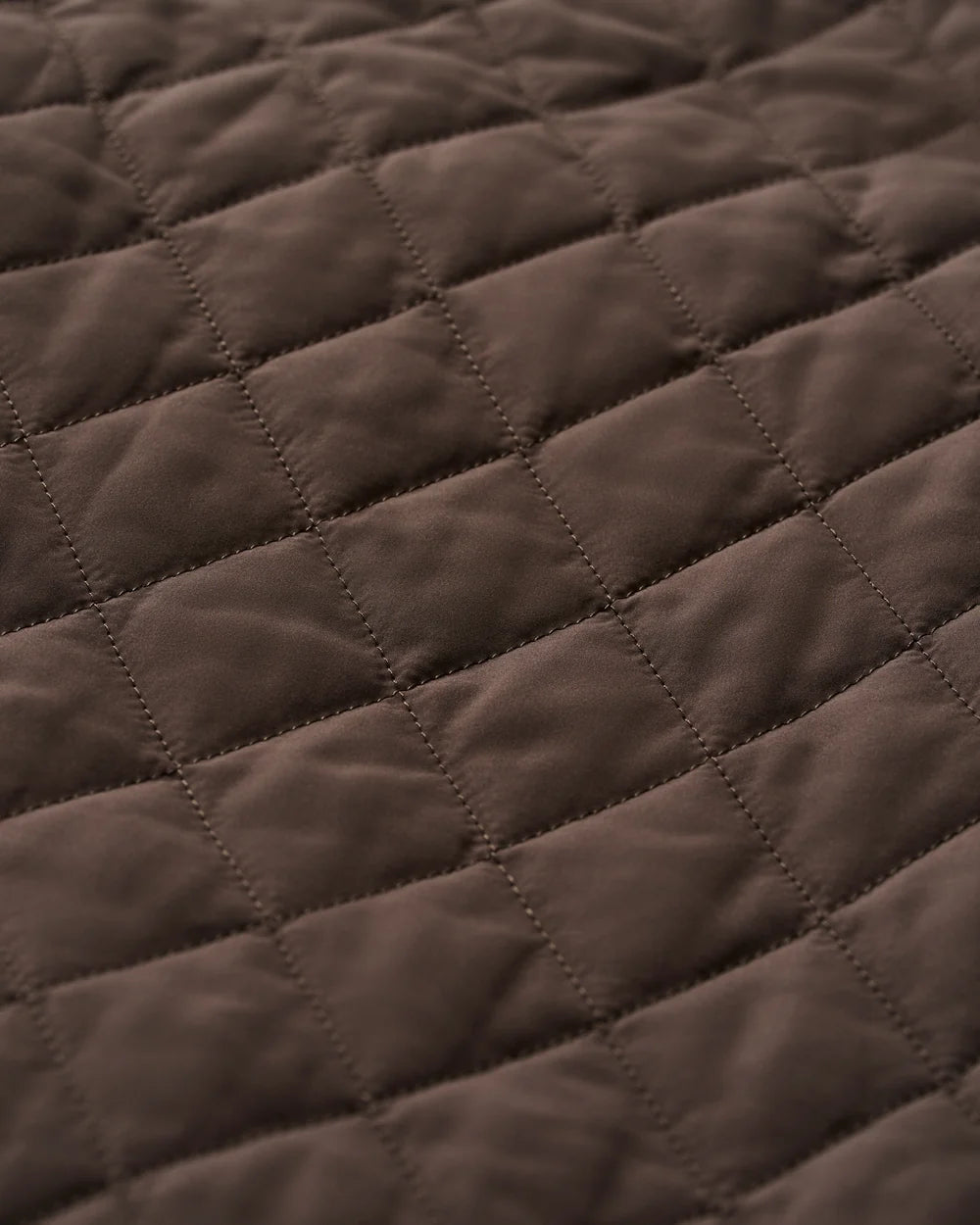 Johnnie-O Juno Quilted Snap Jacket: Cocoa