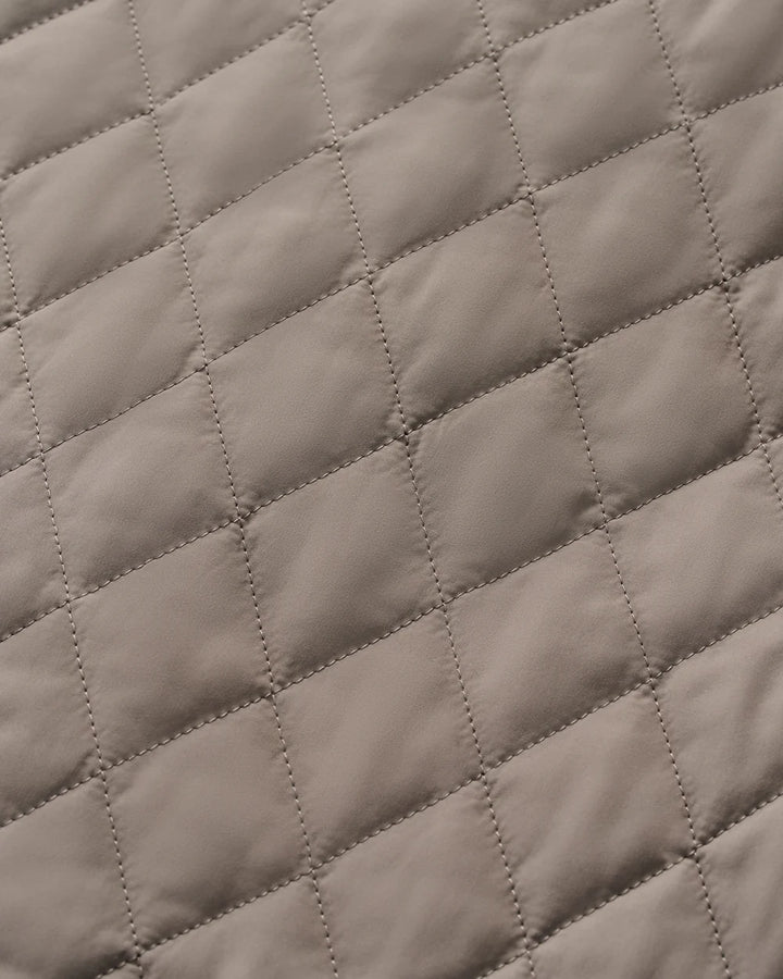 Johnnie-O Juno Quilted Snap Jacket: Magnesium
