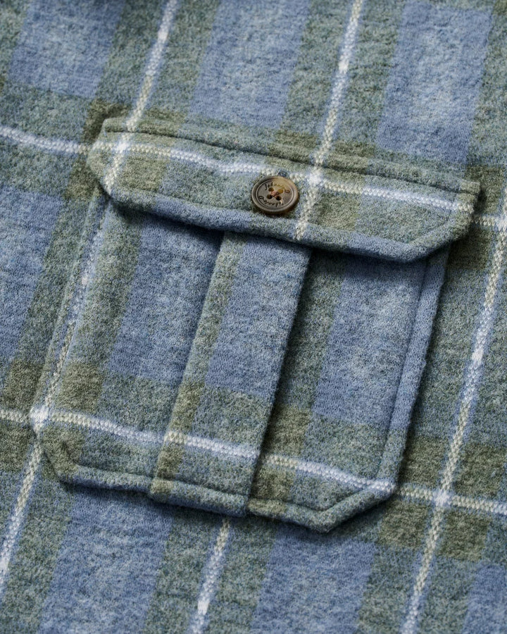Johnnie-O Lodge Shirt - Labrador Tartan: Laguna Blue