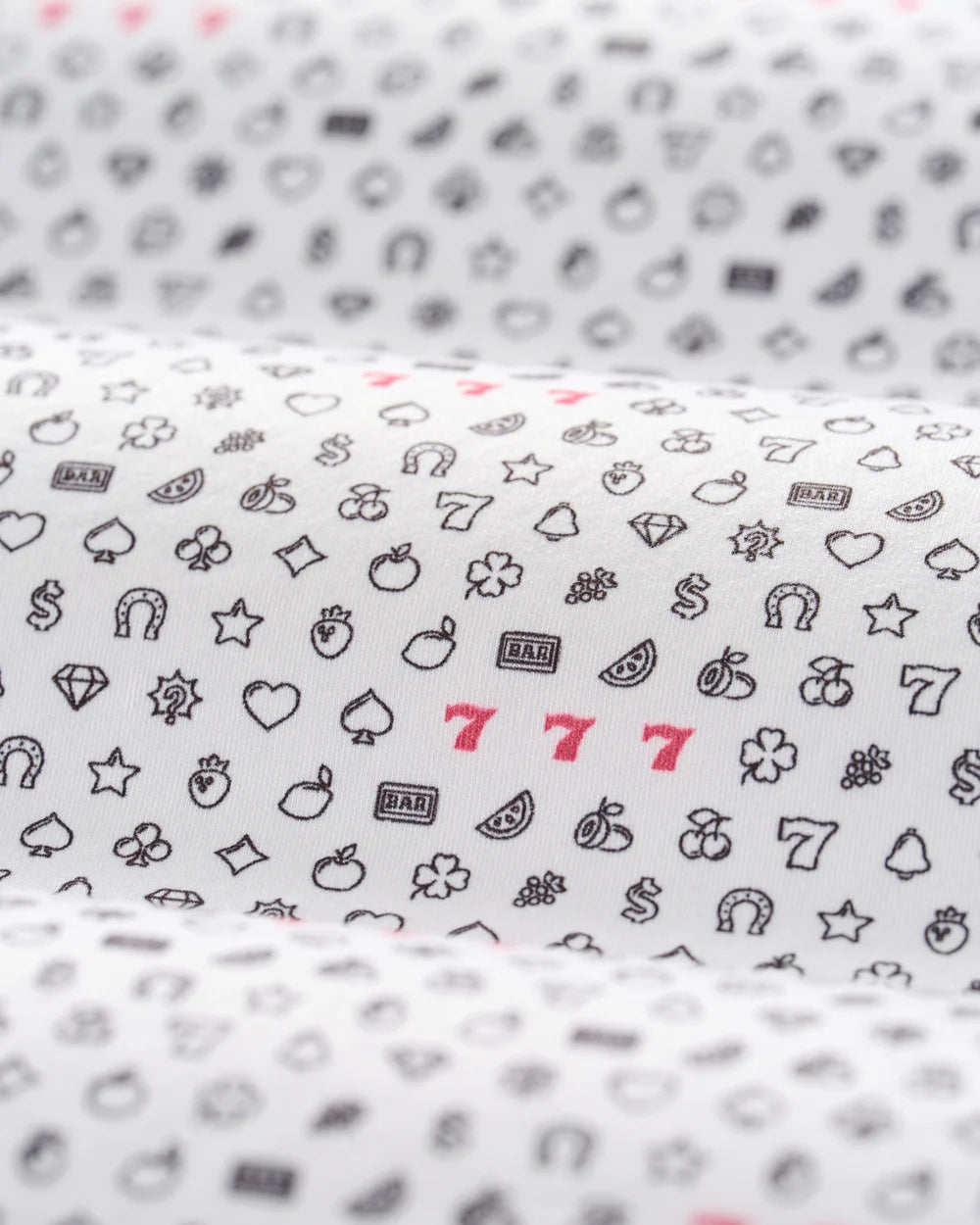 Johnnie-O Performance Featherweight Polo: Lucky 7's: White