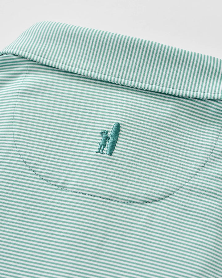 Johnnie-O Performance Jersey Polo - Lyndonn Stripe: Sublime