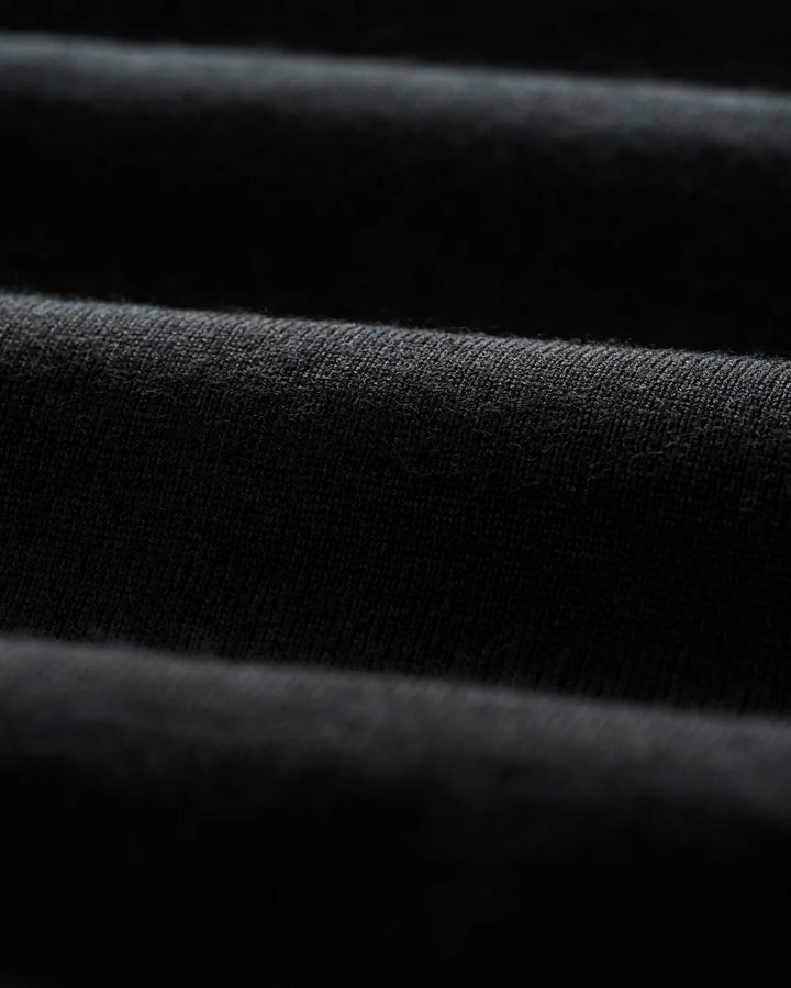 Johnnie-O Merino Blend Polo: Black