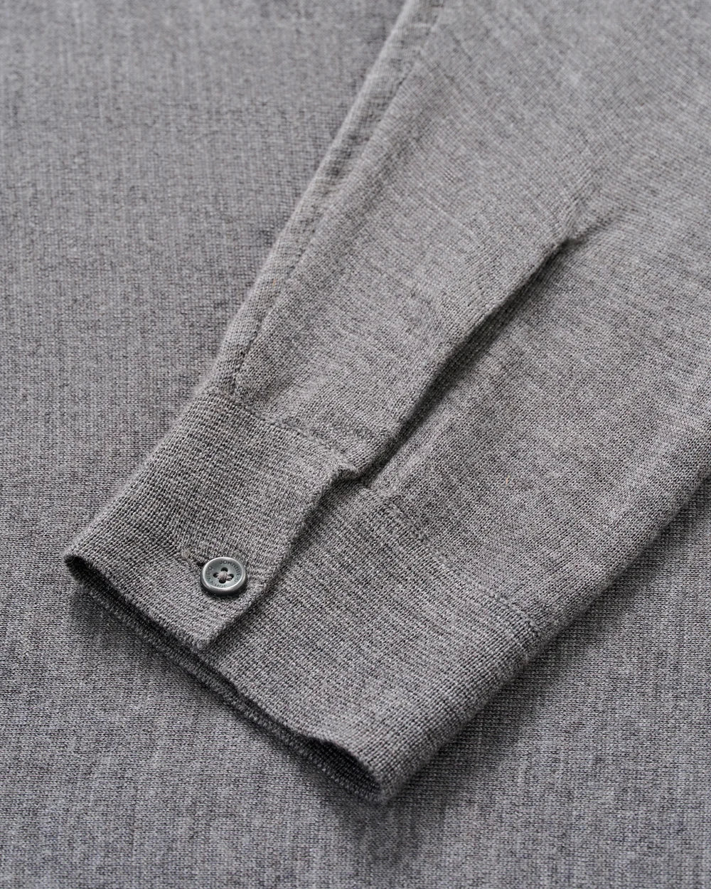 Johnnie-O Merino Blend Polo: Charcoal